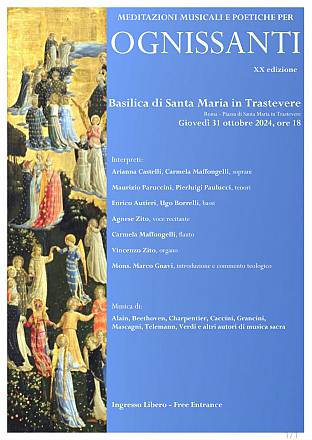 Meditazioni musicali e poetiche per ognissanti xx edizione vincenzo zito